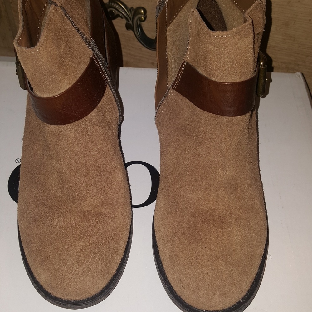 Brown booties